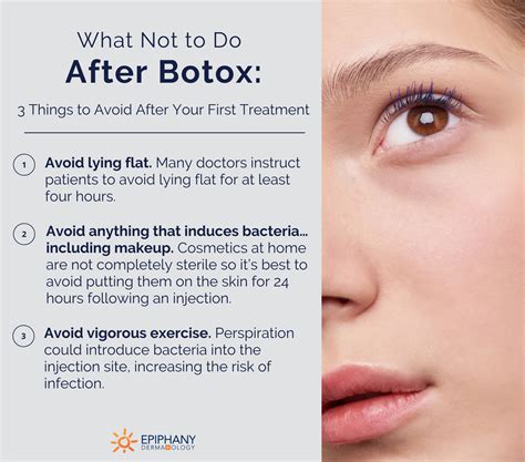 What Not To Do After Botox Epiphany Dermatology
