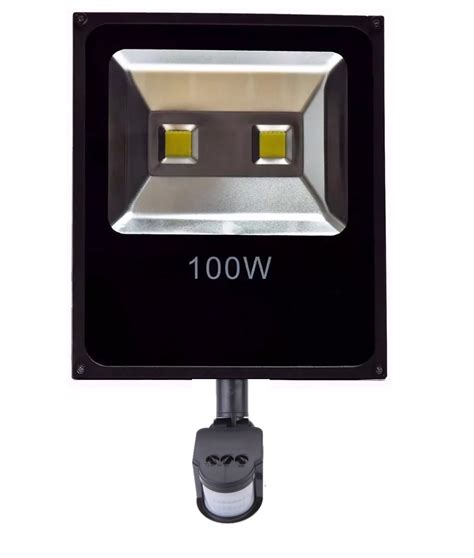 refletor led holofote 100w com sensor presença e fotocélula r 224 37 em mercado livre