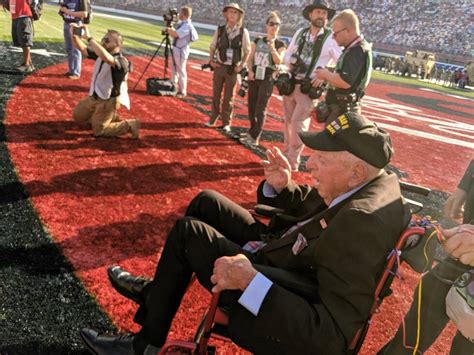 Year Old WWII Veteran Honored At NASCAR Coca Cola