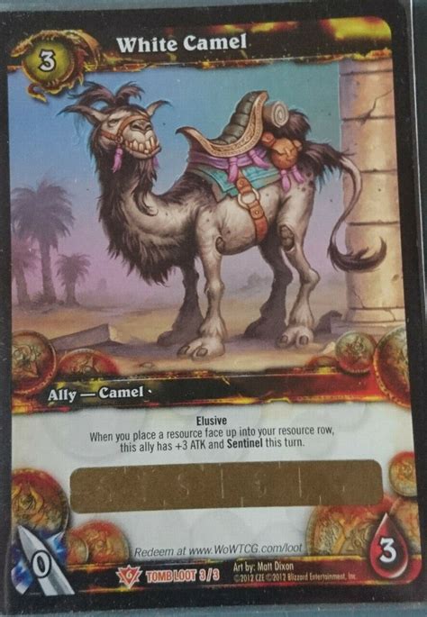Wow Loot Card Wei Es Reitkamel Kamel White Riding Camel Ebay