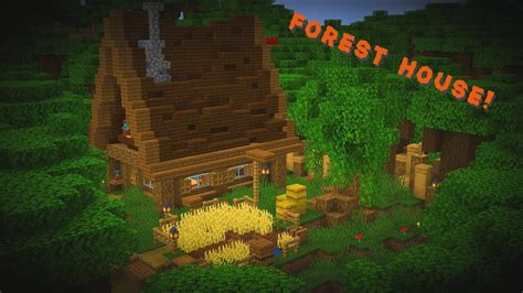 Minecraft Dark Oak Forest House Youtube