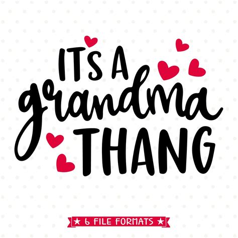 Grandma Svg T For Grandma Its A Grandma Thang Svg Etsy