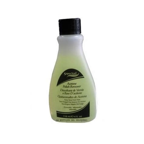 Super Nail Acetone Polish Remover Regular 4 Oz