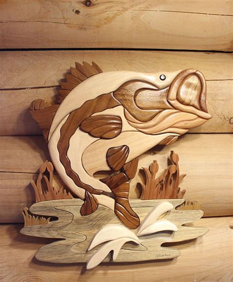 Intarsia Wood Fish Intarsia Wood Woodworking Plans Patterns