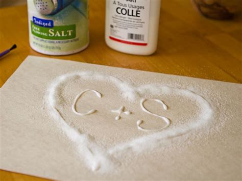 Kid Craft Growing Love Salt Hearts Crafts For Kids Crafts