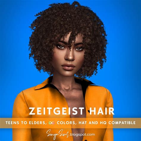 Download Current Week Sims 4 Curly Hair Sims 4 Afro Hair Afro