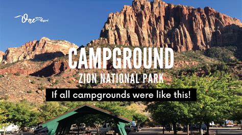 Zion Canyon Campground And Rv Park Tour Zion National Park Nov 2018