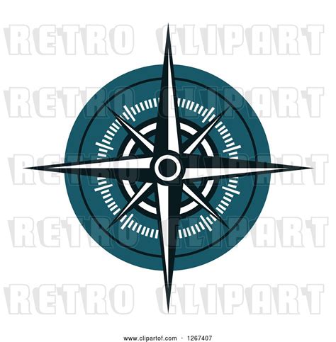 Vector Clip Art Of Retro Nautical Maritime Compass Rose By Vector