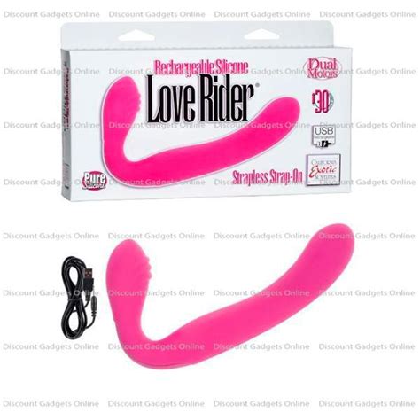 Love Rider Rechargeable Strapless Strap On Harness Sex Toys For Women Pink Ebay