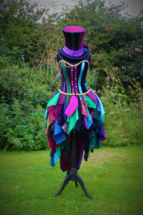 full mad hatter costume custom made fancy dress by faerie in the foxglove mad hatter costume