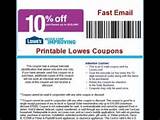 Photos of Printable Lowes Store Coupons 2014