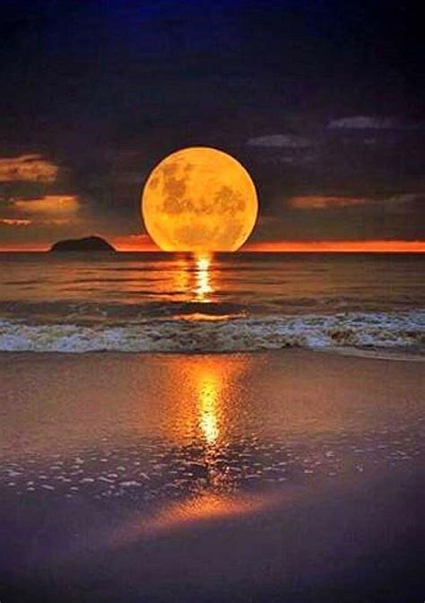 Beautiful Moon Beautiful World Beautiful Images Gorgeous Sunset