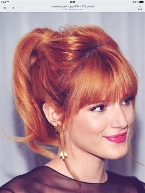 Pin By Claire Bradbury On Love Redheads Bangs With Medium Hair