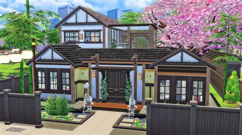 Laznye — Japanese House Sims 4 99 919 30 X 20 No Sims House