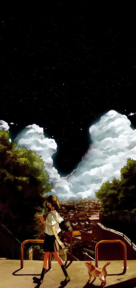 Anime Amoled Wallpaper Dark Clouds • Wallpaper For You Hd Wallpaper