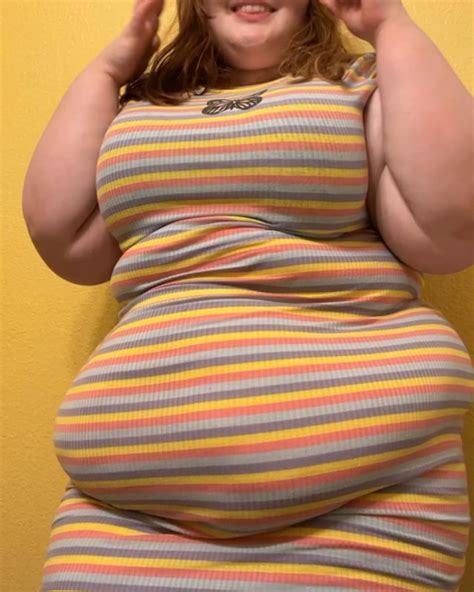 The Way This Dress Outlines My Belly 🤤 Rssbbw