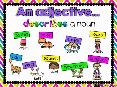 Adjectives Ms Mason S 3rd Grade Raymore Elementary