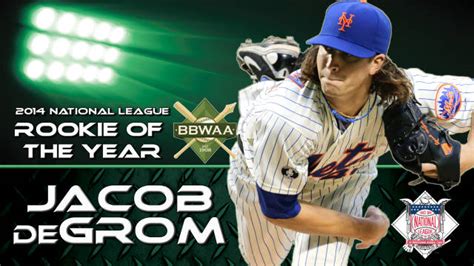 former hatter jacob degrom nl rookie of the year stetson today