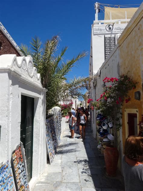 Shopping Oia Street View Santorini Street