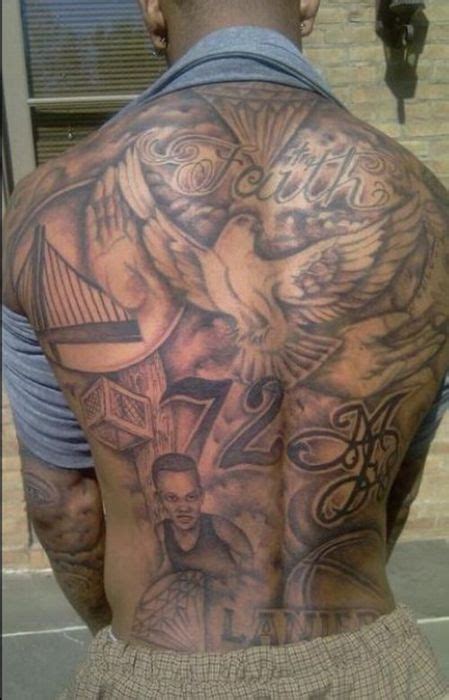 Despite his love for tattoos he did not get his body. NBA tattoos