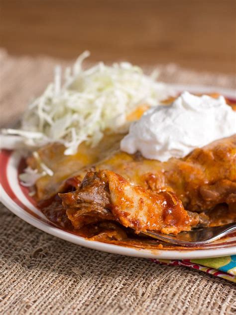 Slow Cooker Shredded Beef Enchiladas The Weary Chef