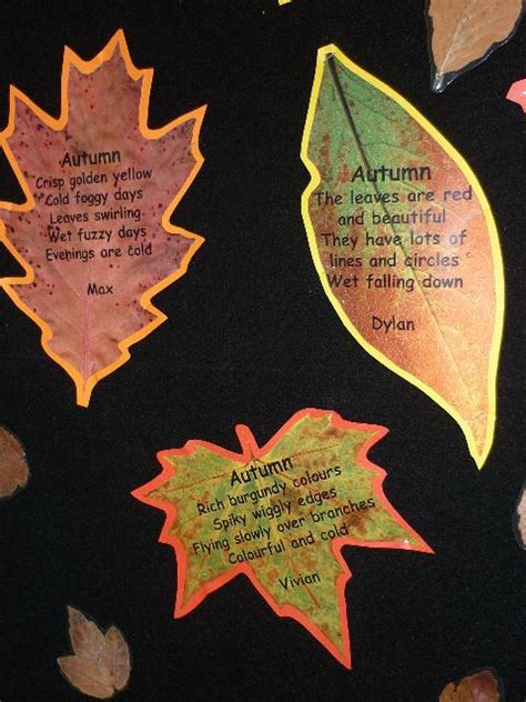 Miss Bakers Beaut Bunch Autumn Leaf Poems