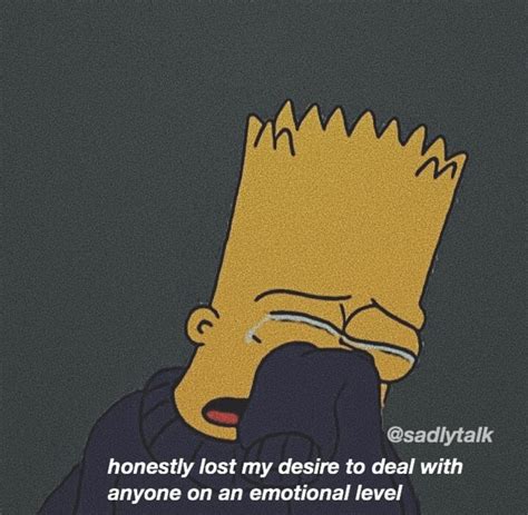 Bart Simpson Is So Sad 😔😢 R Im14andthisisdeep