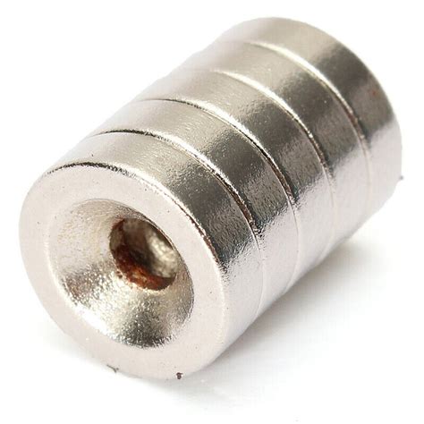 50pcs Strong Countersunk Ring Neodymium Magnets N50 10 X 3mm Hole 3mm Rare Earth Ebay