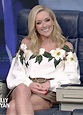 WornOnTV: Jane Krakowski’s white floral blouse and khaki shorts on Live ...