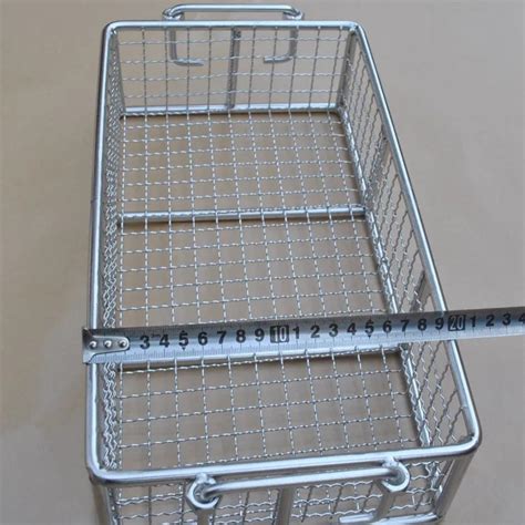 Heavy Duty Stainless Steel 304 Polished Metal Wire Mesh Storage Baskets
