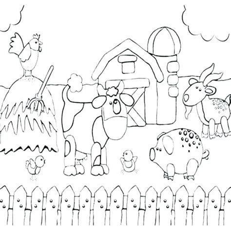 Farm Coloring Pages For Adults At Free Printable