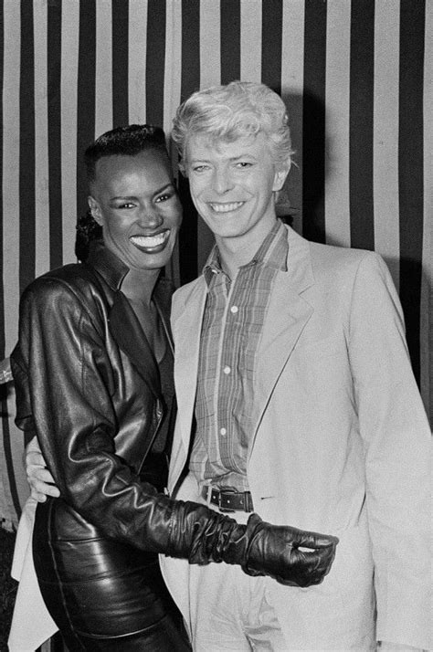 David Bowie And Grace Jones 1983 Grace Jones Bowie Jones Fashion