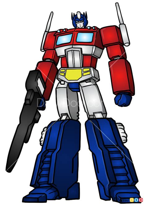 Transformers Optimus Prime Drawings Easy