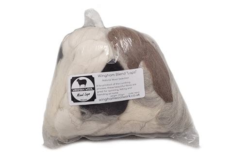 Natural Wool Laps 250gms Includes Free Uk Shipping