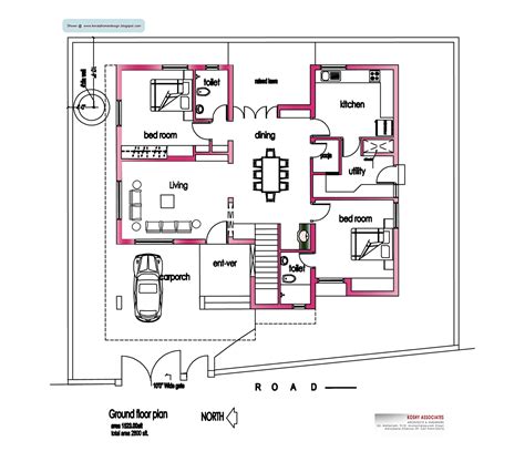 Modern House Plan 2800 Sq Ft Architecture House Plans