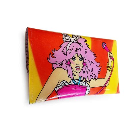 Jem And The Holograms Pouch Recycled 80s Book Page In Pvc Coin