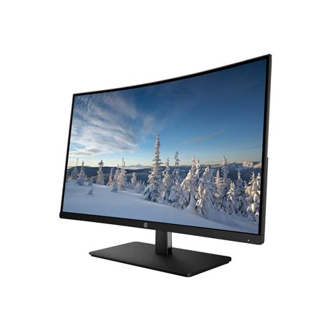 Hp 27b Led Monitor Curved 27 27 Viewable 1920 X 1080 Full