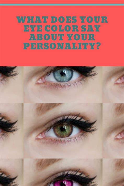 What Does Your Eye Color Say About Your Personality Eye Color Color