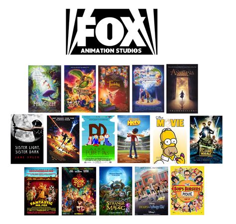 List Of Fox Animation Studios Films By Appleberries22 On Deviantart