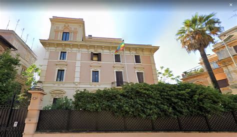 The Embassy Ethiopia Embassy In Rome Italy
