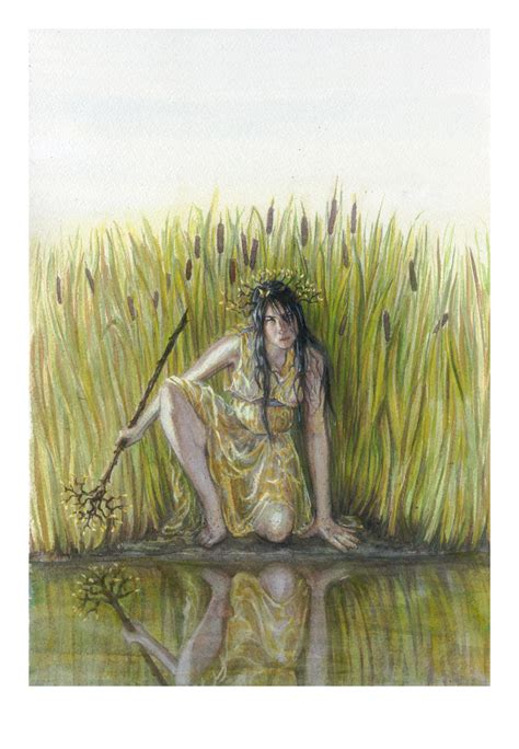 Bel Illustrate The Water Thief Nymph Painting Process 2 Of 3