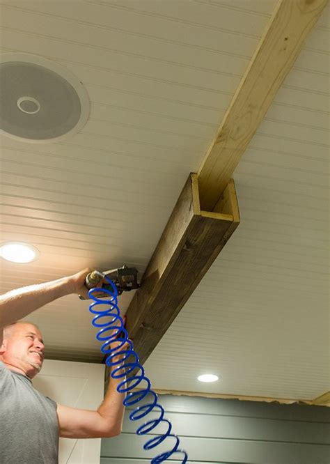 Why does the ceiling need to be repaired? How To Build And Install Faux Beams The Easy Way ...