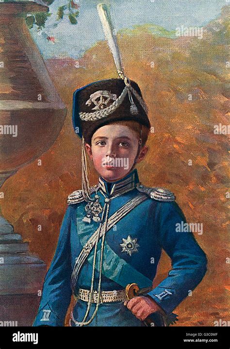 Tsarevich Alexei Nikolaïevitch De Russie 1904 1918 En Uniforme Date