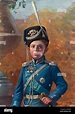 Tsarevich Alexei Nikolaïevitch de Russie (1904-1918) en uniforme. Date ...