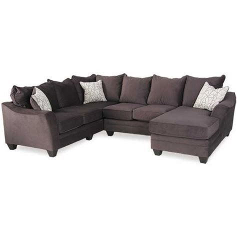 Houston's yuma furniture co., inc. 3 Piece Sectional Sofa With Chaise - The Black And White ...