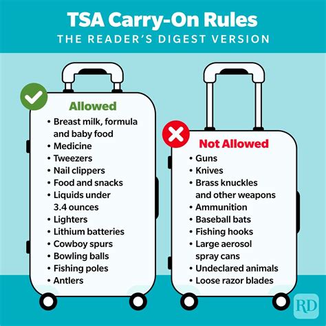 Tsa Carry On Rules Items You Can And Cant Take On A Flight In 2023
