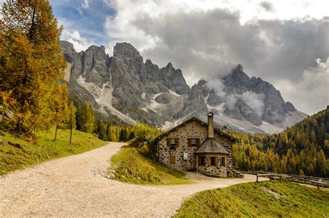 871508 Dolomites Mountains Autumn Italy Trees Rare Gallery Hd