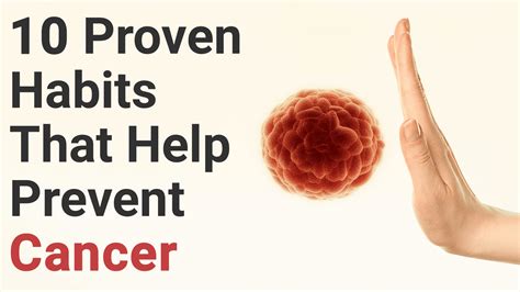 10 Proven Habits That Help Prevent Cancer