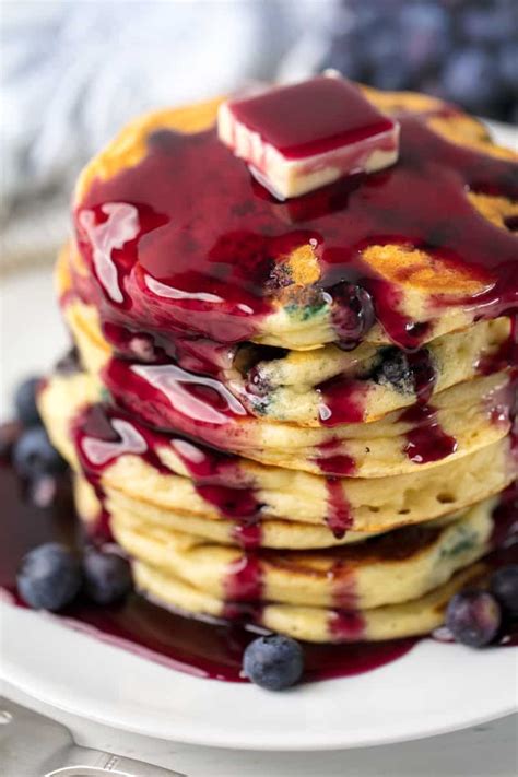 The Perfect Blueberry Pancake Recipe Is Easy To Make With Pantry Staple