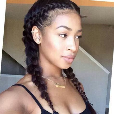 Twin Braids Braided Hairstyles Cool Hairstyles Black Hairstyles Twin